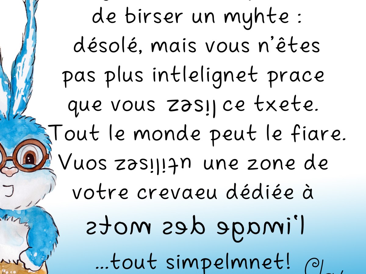 Sius-ej si intlelignet?